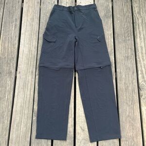 Magellan Outdoors Men's Black Zip-off Fishing Gear Pants Shorts 28x30